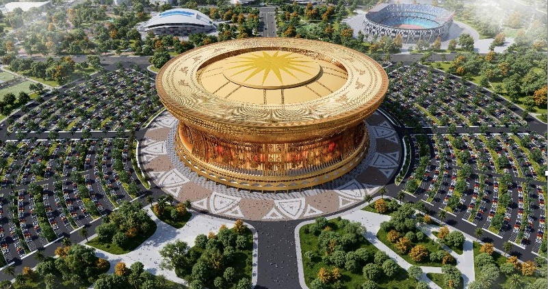 Truyền thông quốc tế ngỡ ngàng vì sân Trống Đồng lớn nhất thế giới tại Việt Nam, sức chứa gấp đôi Old Trafford - Ảnh 1