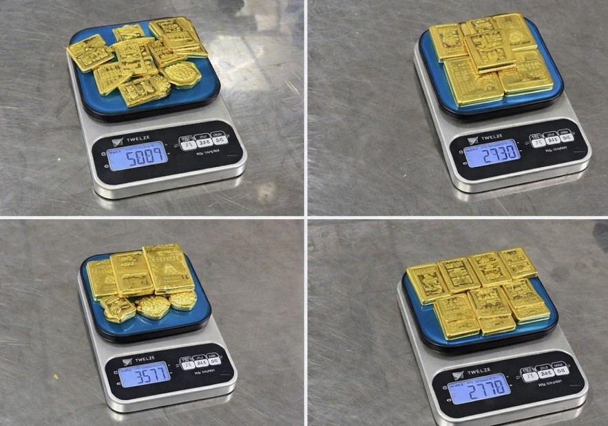 "Siết gọng kìm" ngăn chặn vàng lậu qua đường hàng không và biên giới - Ảnh 1