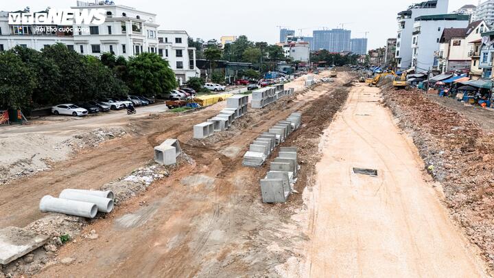 Vành đai 2,5 Hà Nội tăng tốc thi công, song song giải phóng mặt bằng - Ảnh 8