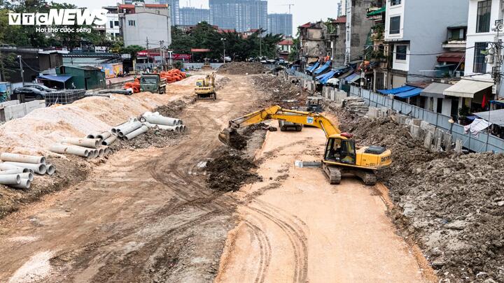 Vành đai 2,5 Hà Nội tăng tốc thi công, song song giải phóng mặt bằng - Ảnh 4