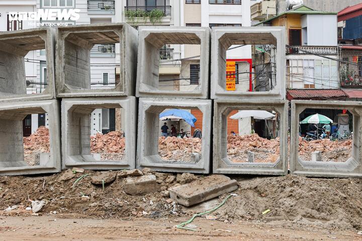 Vành đai 2,5 Hà Nội tăng tốc thi công, song song giải phóng mặt bằng - Ảnh 9