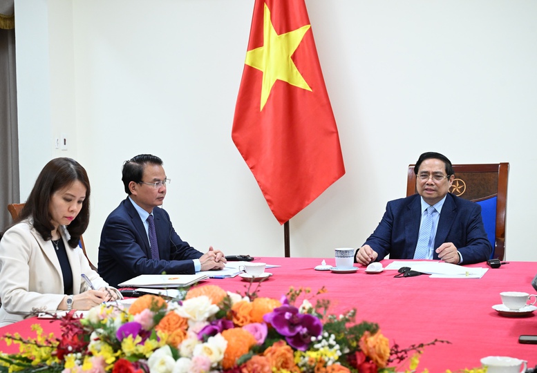 Thủ tướng Phạm Minh Chính điện đàm với Thủ tướng Qatar: Sẵn sàng hợp tác chặt chẽ nhằm góp phần ổn định năng lượng tại Việt Nam - Ảnh 3