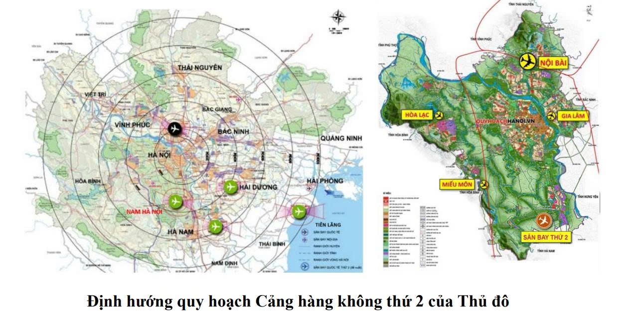 Sân bay quốc tế thứ hai của Hà Nội, công suất 50 triệu khách/năm: Dự tính xây dựng trên địa phận các xã nào? - Ảnh 1