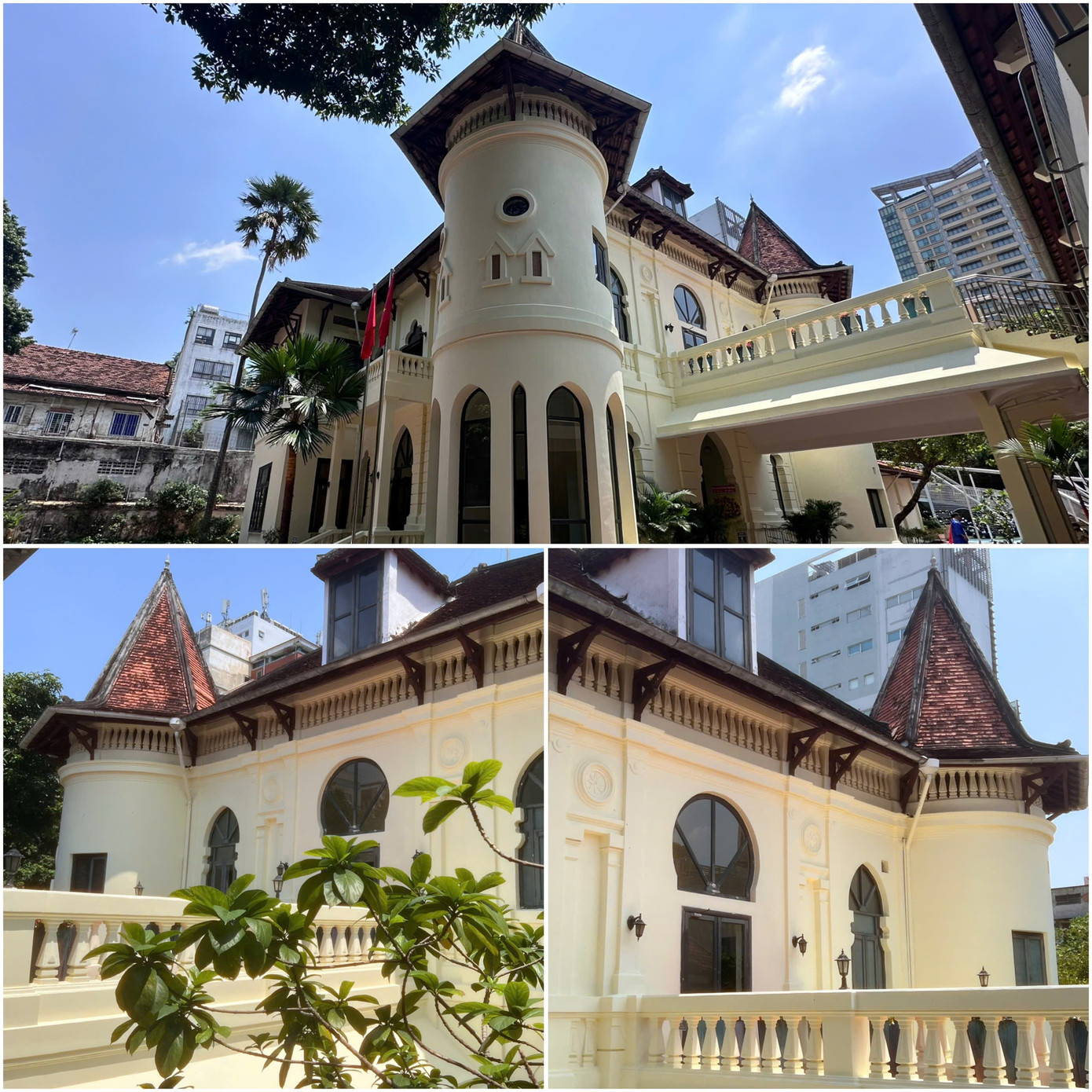 Lâu đài gần 100 tuổi giữa phố ở TPHCM bất ngờ gây sốt - Ảnh 1