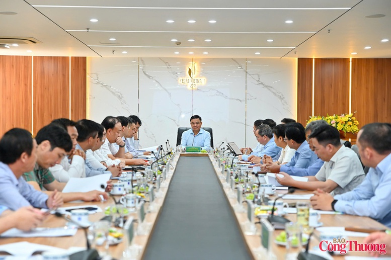 Quyền Bộ trưởng Bộ Công Thương Lê Mạnh Hùng làm việc với Lọc hóa dầu Bình Sơn - Ảnh 1