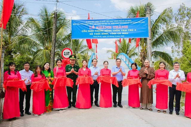 Saigontourist Group trao tặng phí xây dựng 2 căn nhà Đại đoàn kết tại tỉnh Cà Mau - Ảnh 3