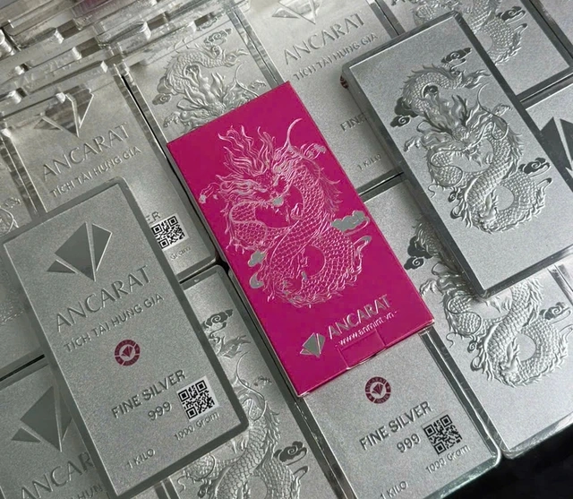 Giá bạc giảm hơn 12 triệu so với ngày 2.3, chỉ còn hơn 85 triệu đồng/kg - Ảnh 1