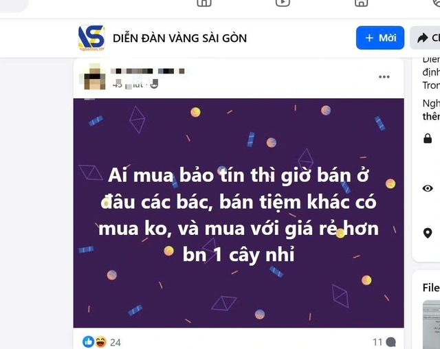 Đem vàng Bảo Tín Minh Châu bán cho doanh nghiệp khác có bị rớt giá? - Ảnh 1