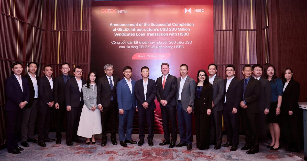 Hạ tầng GELEX công bố hoàn tất khoản vay hợp vốn 200 triệu USD với HSBC