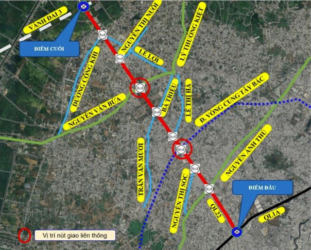 TP.HCM sắp làm 7 cầu vượt trên tuyến đường độc đạo đi Tây Ninh - Ảnh 1