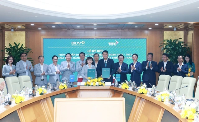 Tập đoàn TTC và BIDV tăng cường hợp tác, thúc đẩy phát triển bền vững - Ảnh 1