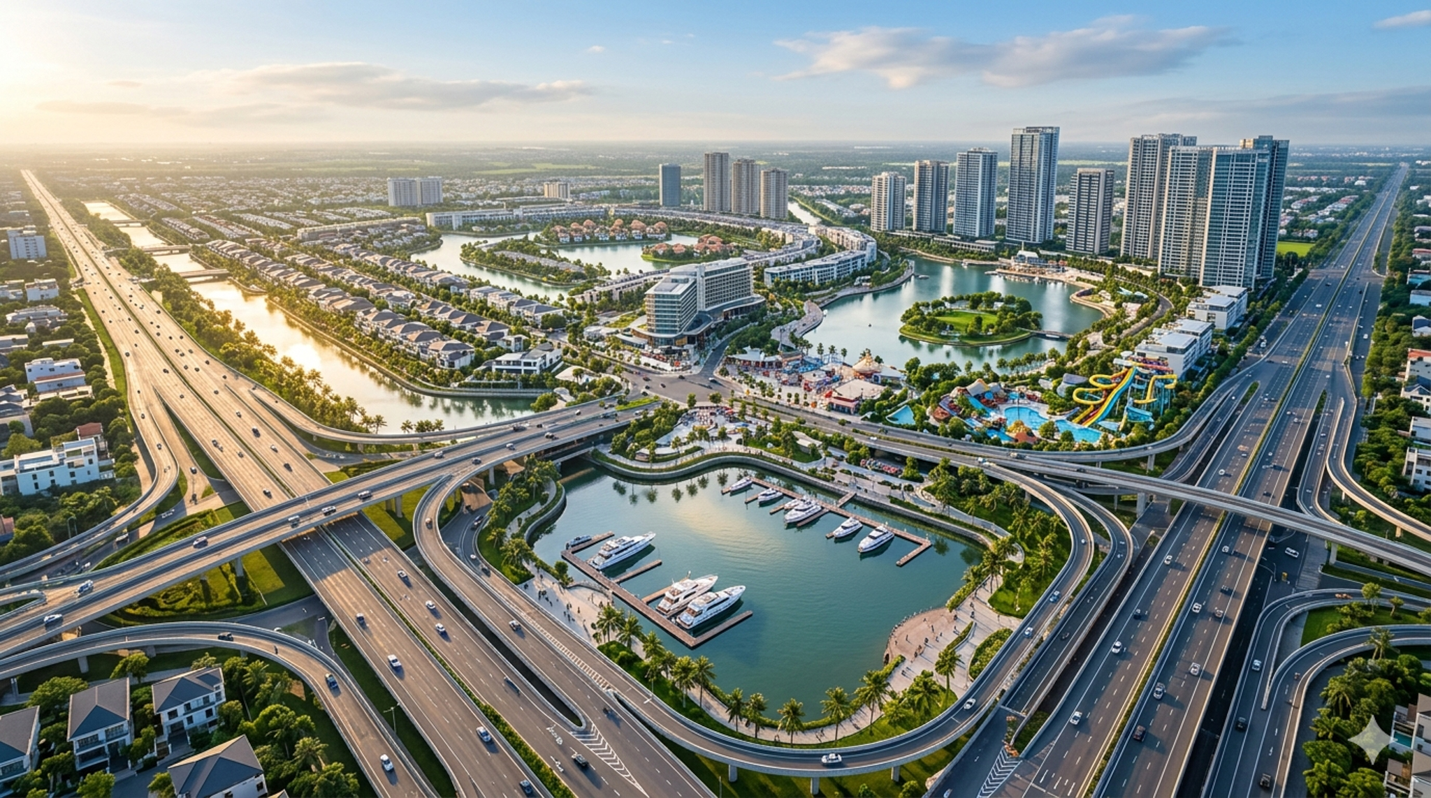 Dự án lớn nhất lịch sử miền Tây do Vingroup đề xuất : Rộng gấp đôi sân bay Tân Sơn Nhất, dân số dự kiến 300.000 người - Ảnh 1