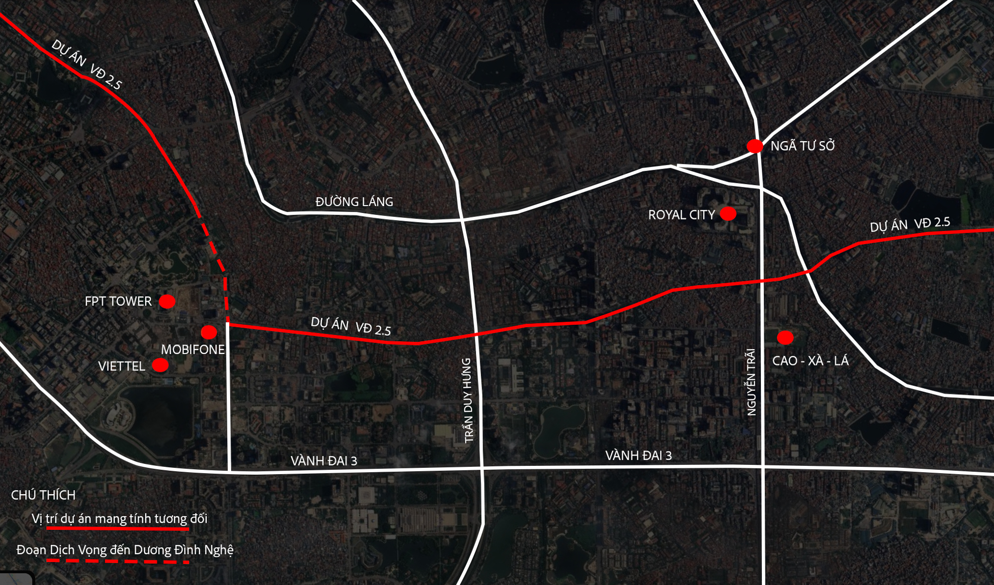 Toàn cảnh "mảnh ghép" cuối nối trụ sở các tập đoàn lớn bậc nhất Việt Nam: Nơi Viettel, Samsung, FPT hội tụ, mỗi mét đường gánh nghìn tỷ doanh thu - Ảnh 1