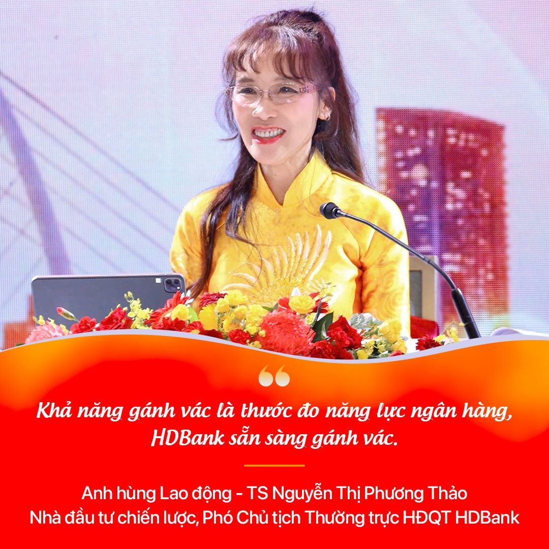 Những phát biểu ấn tượng của Ban lãnh đạo HDBank tại ĐHCĐ 2026 - Ảnh 1