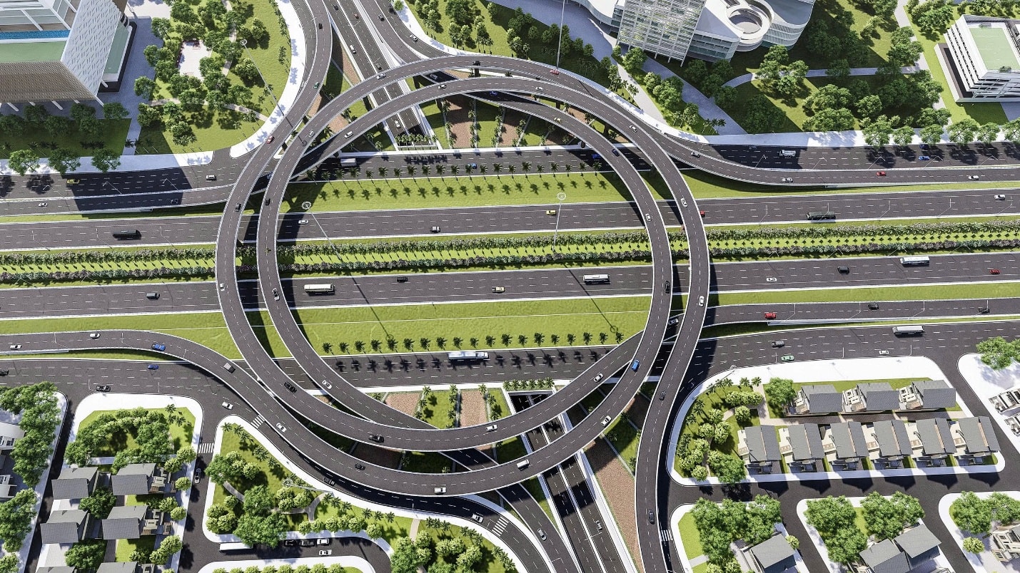 Siêu cầu vượt An Khánh, Metro số 5 tăng tốc…cuộc đua BĐS dọc Đại lộ Thăng Long ngày càng “gay cấn” - Ảnh 2