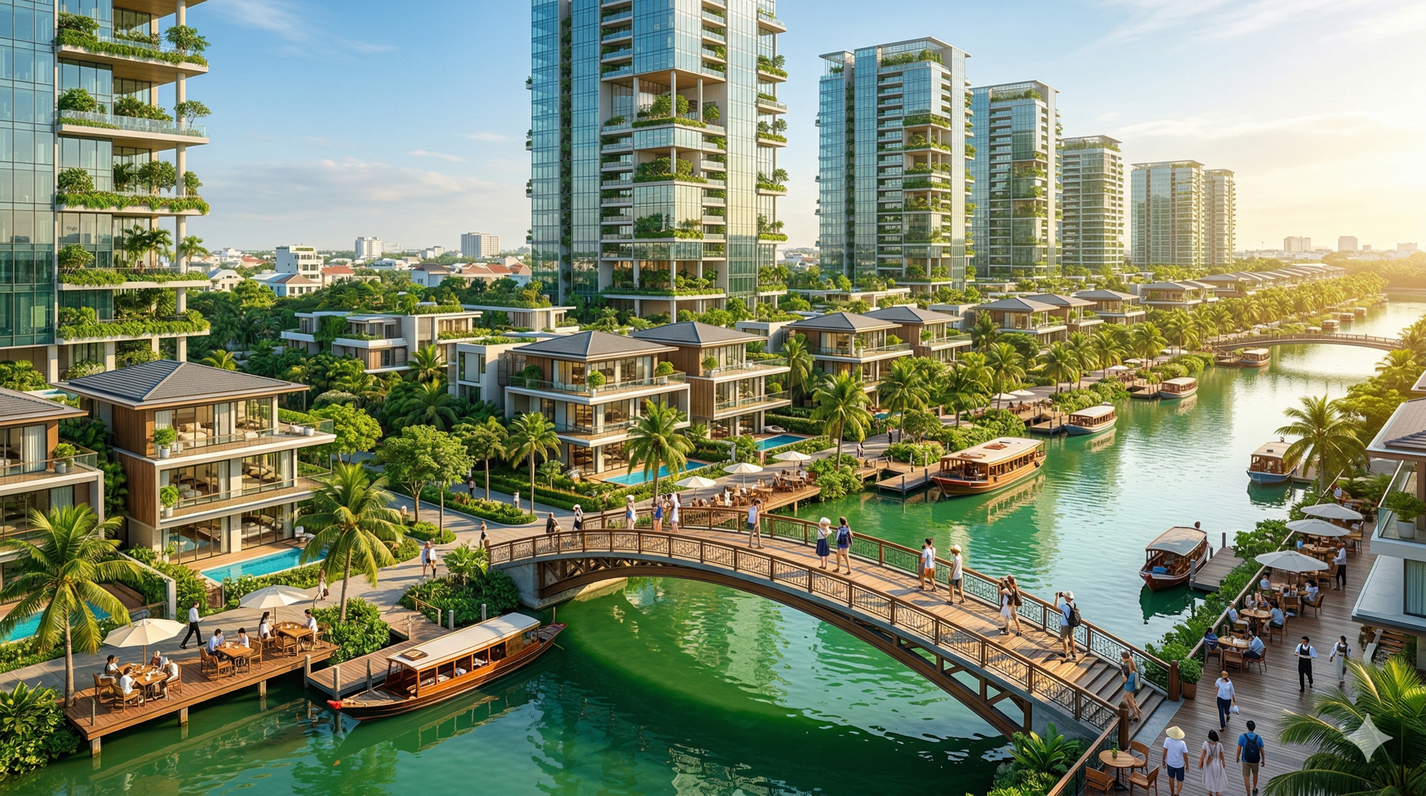 Dự án lớn nhất lịch sử miền Tây do Vingroup đề xuất : Rộng gấp đôi sân bay Tân Sơn Nhất, dân số dự kiến 300.000 người - Ảnh 3