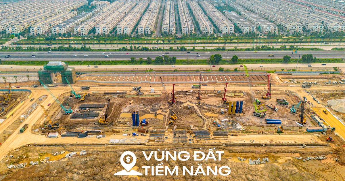 Cận cảnh dự án nằm giữa ba đại đô thị hơn 10 tỷ USD, hưởng lợi từ Vành đai 4 và cầu vượt sông Hồng