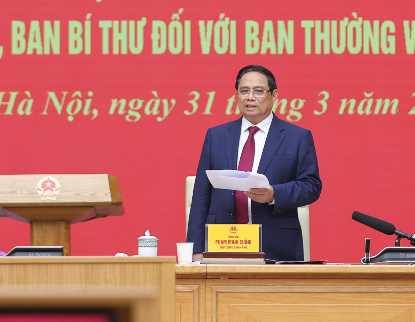 Thông qua báo cáo kiểm tra, giám sát Ban Thường vụ Đảng ủy Chính phủ - Ảnh 1