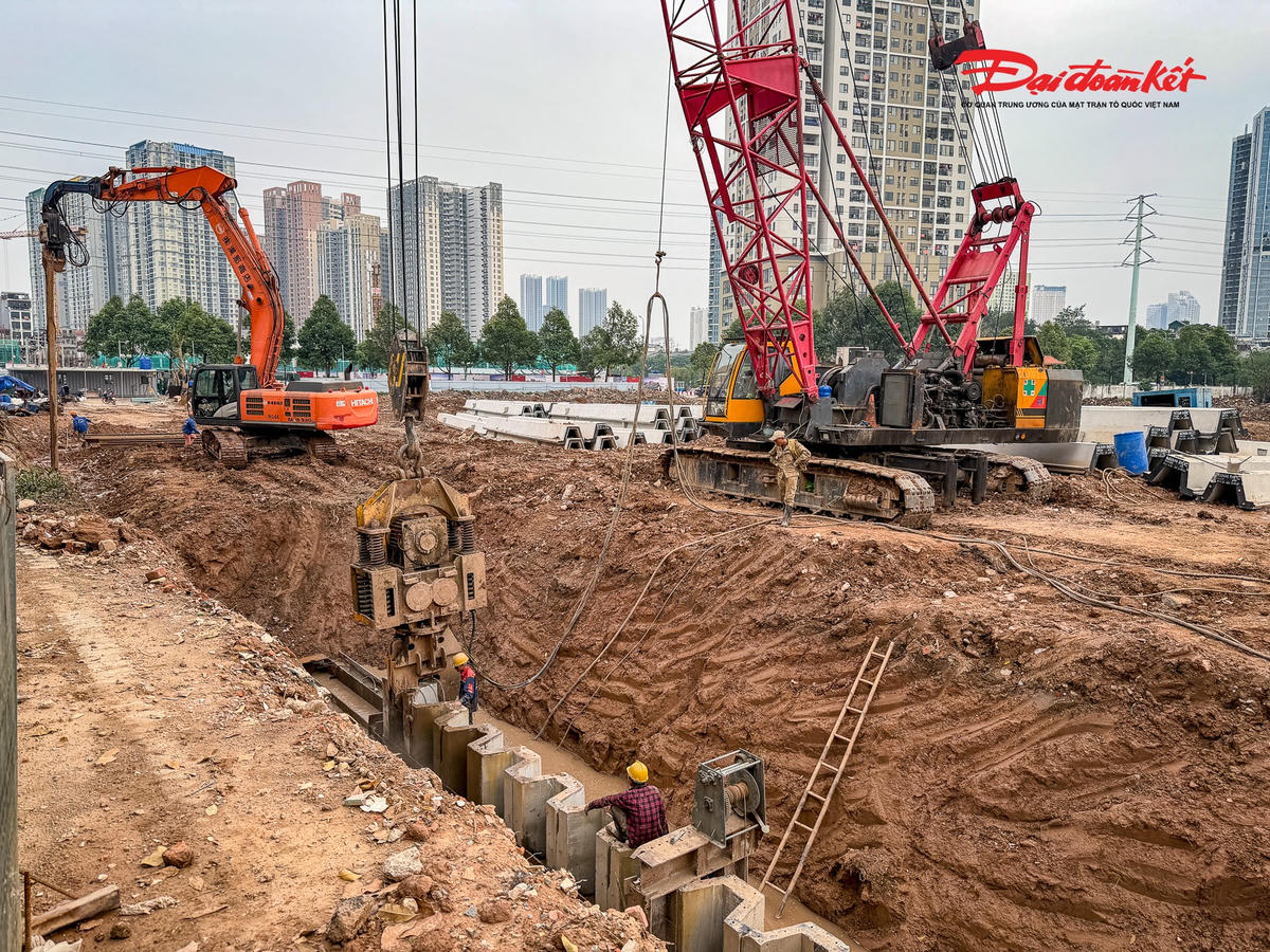 Đẩy nhanh tiến độ hồ điều hòa Mễ Trì – Đồng Bông 2, tăng năng lực chống ngập phía Tây Hà Nội - Ảnh 3