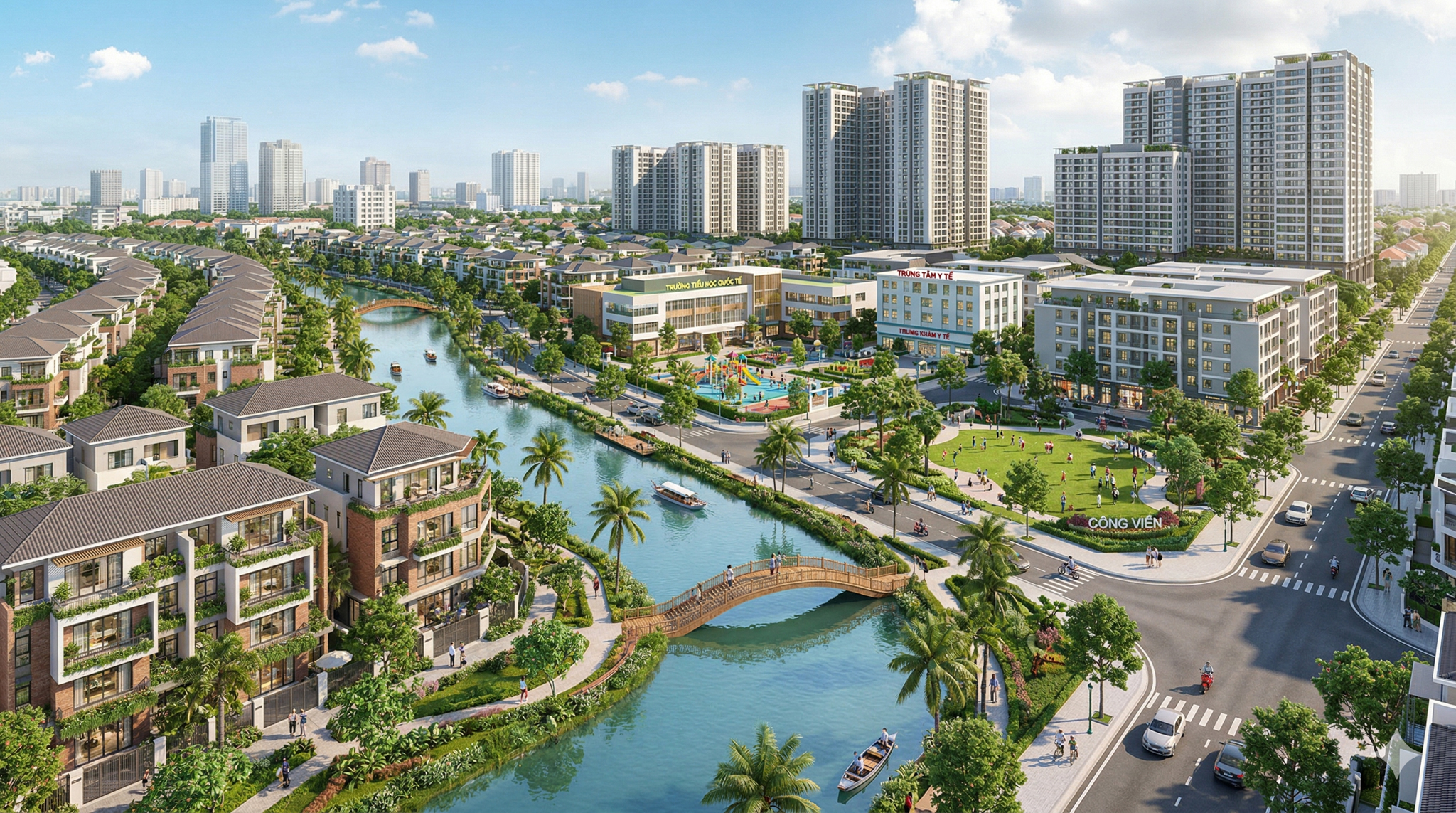 Dự án lớn nhất lịch sử miền Tây do Vingroup đề xuất : Rộng gấp đôi sân bay Tân Sơn Nhất, dân số dự kiến 300.000 người - Ảnh 6