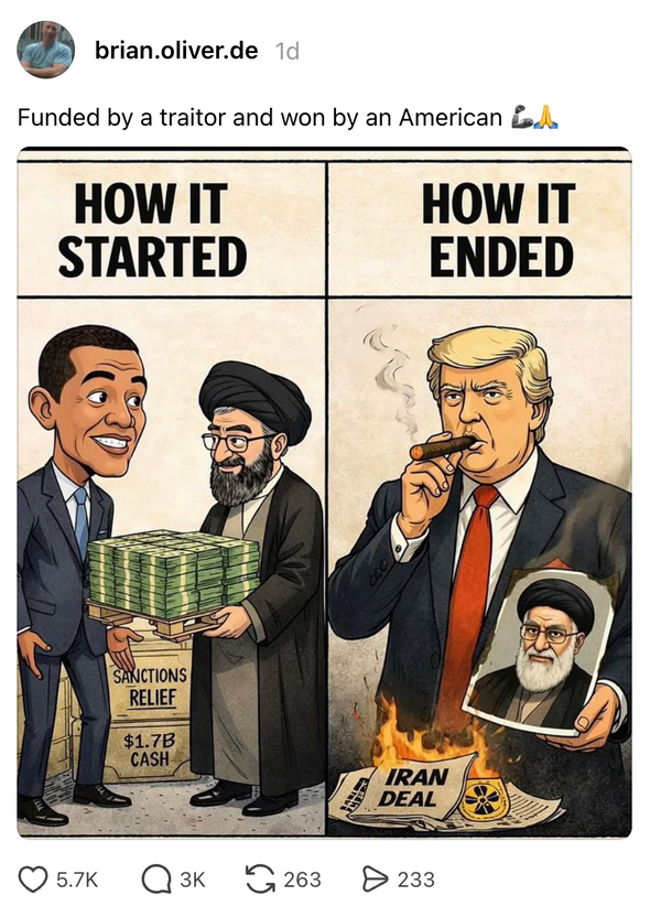 Tổng thống Trump và MXH nói ông Obama “cho” Iran 1,7 tỉ USD, chuyển tiền mặt giữa đêm: Sự thật quá bất ngờ - Ảnh 1