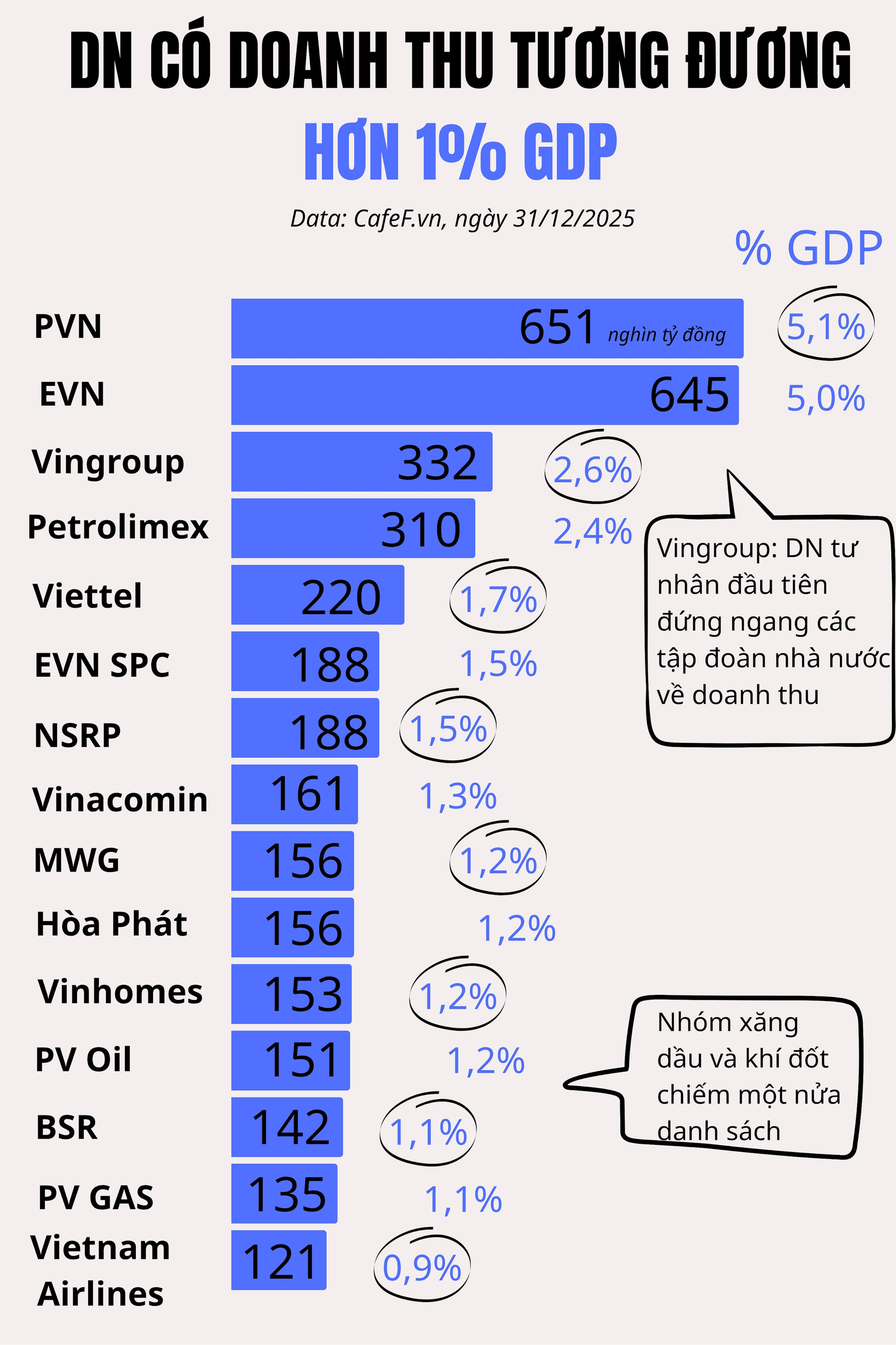 Tỷ phú Phạm Nhật Vượng tự hào doanh thu tương đương 2,6% GDP Việt Nam: Những ông lớn nào làm được điều tương tự? - Ảnh 2
