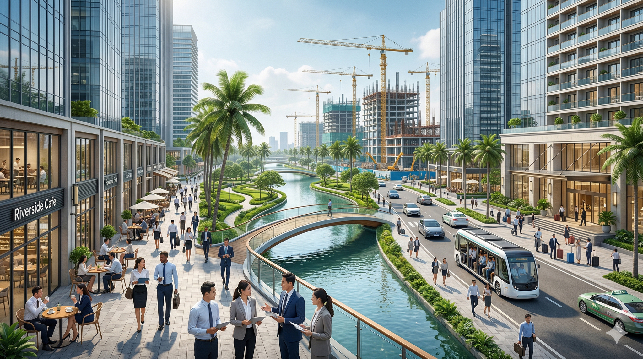 Dự án lớn nhất lịch sử miền Tây do Vingroup đề xuất : Rộng gấp đôi sân bay Tân Sơn Nhất, dân số dự kiến 300.000 người - Ảnh 7