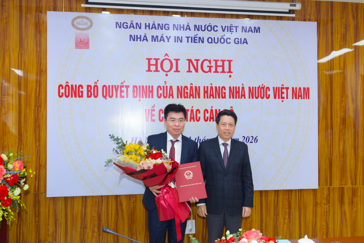 Thống đốc Nguyễn Thị Hồng bổ nhiệm nhân sự phụ trách Nhà máy In tiền Quốc gia - Ảnh 1