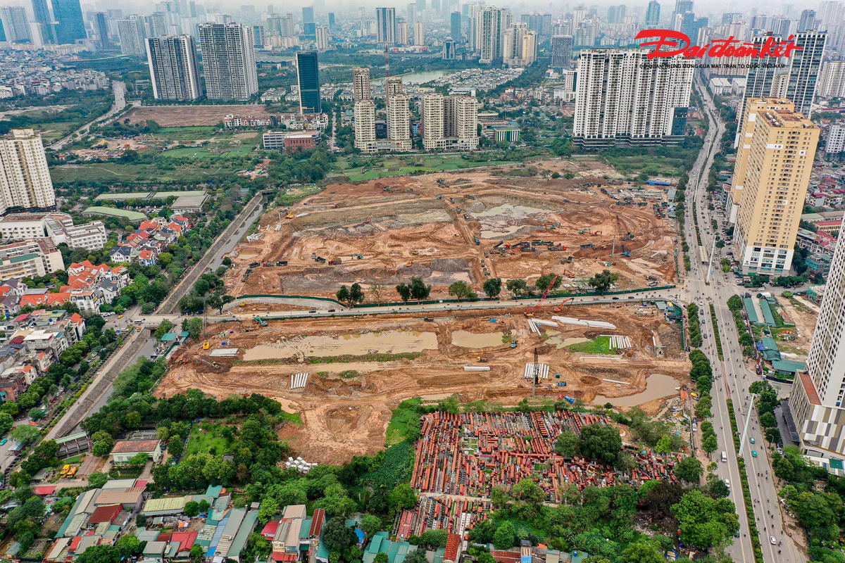 Đẩy nhanh tiến độ hồ điều hòa Mễ Trì – Đồng Bông 2, tăng năng lực chống ngập phía Tây Hà Nội - Ảnh 1