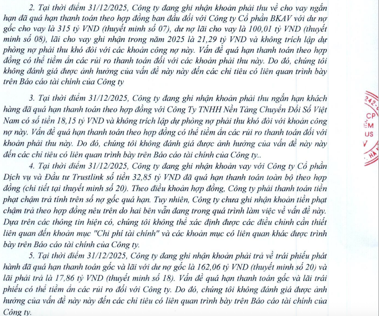 Kiểm toán hé lộ những "góc khuất" tài chính tại công ty Bkav Pro - Ảnh 1