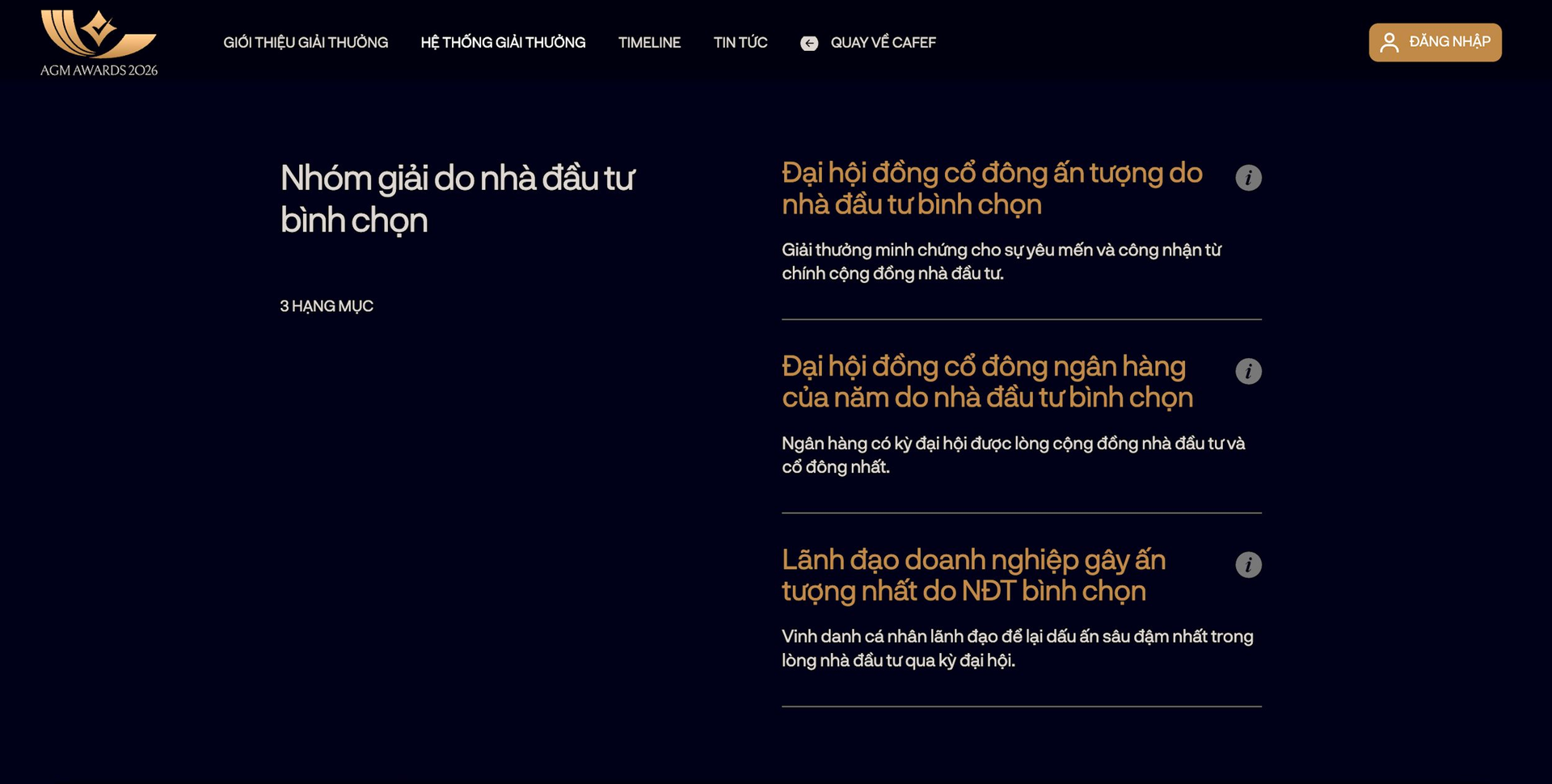 “Quyền lực mềm” trong tay NĐT tại AGM Awards 2026: Nơi tiếng nói của “nhỏ lẻ” còn uy lực hơn “cá mập” - Ảnh 1