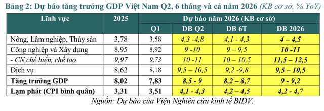 Bức tranh kinh tế Việt Nam Quý 1 và dự báo cả năm 2026 - Ảnh 3
