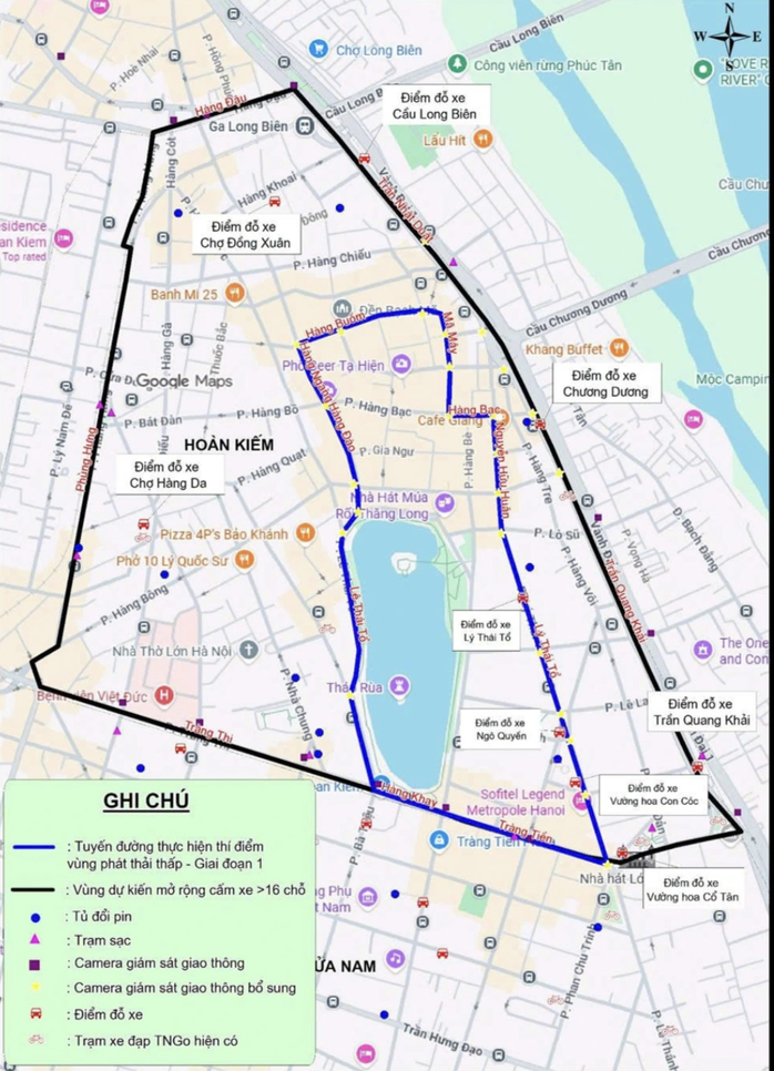 Chi tiết các khu vực Hà Nội cấm xe máy xăng từ ngày 1-7 - Ảnh 1