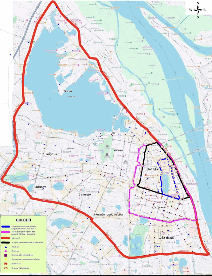 Chi tiết các khu vực Hà Nội cấm xe máy xăng từ ngày 1-7 - Ảnh 2