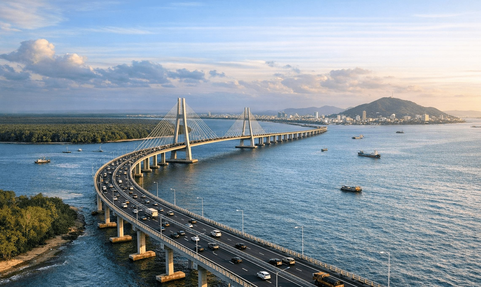 Việt Nam chuẩn bị triển khai công trình hầm – cầu vượt biển đầu tiên trong lịch sử, tích hợp 2 đảo nhân tạo, đặt tại thành phố giàu nhất cả nước - Ảnh 3