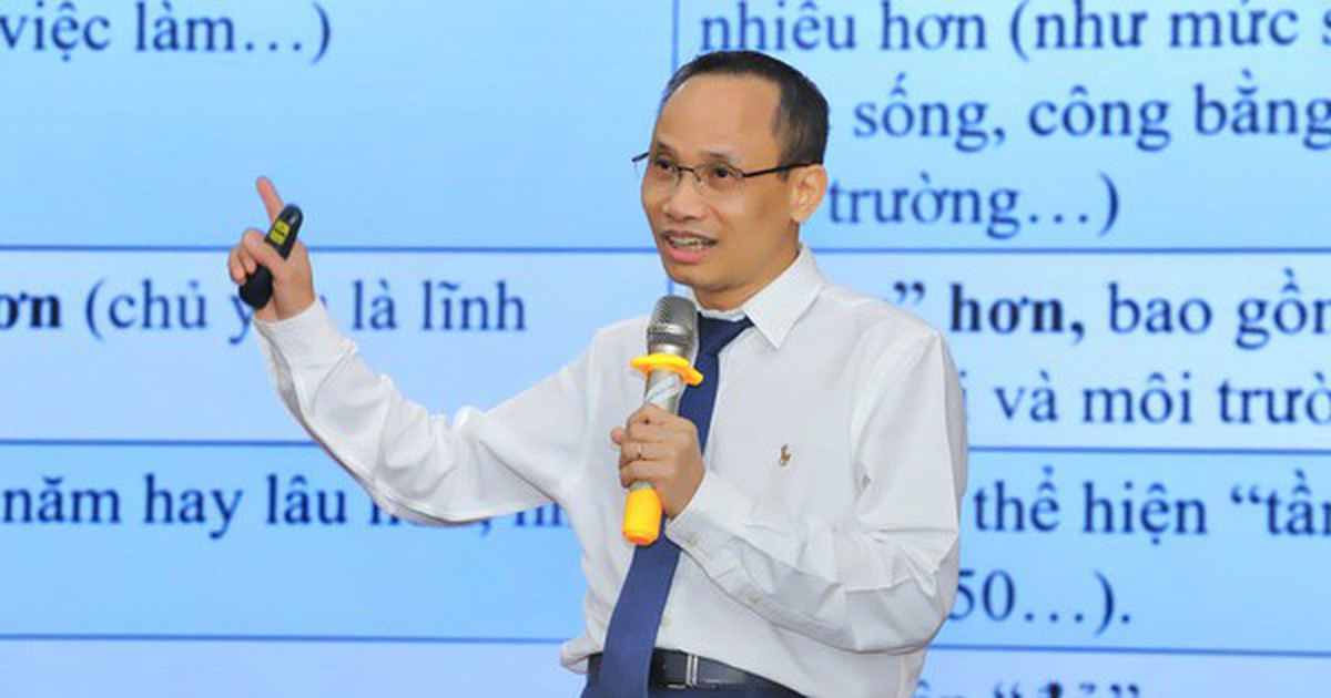 TS. Cấn Văn Lực: Tăng trưởng không phải là câu chuyện ngắn hạn mà là chiến lược dài hạn, có thể kéo dài thậm chí đến năm 2100