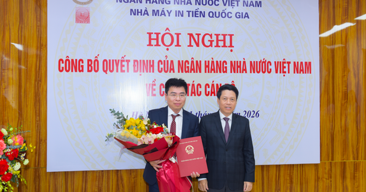 Thống đốc Nguyễn Thị Hồng bổ nhiệm nhân sự phụ trách Nhà máy In tiền Quốc gia