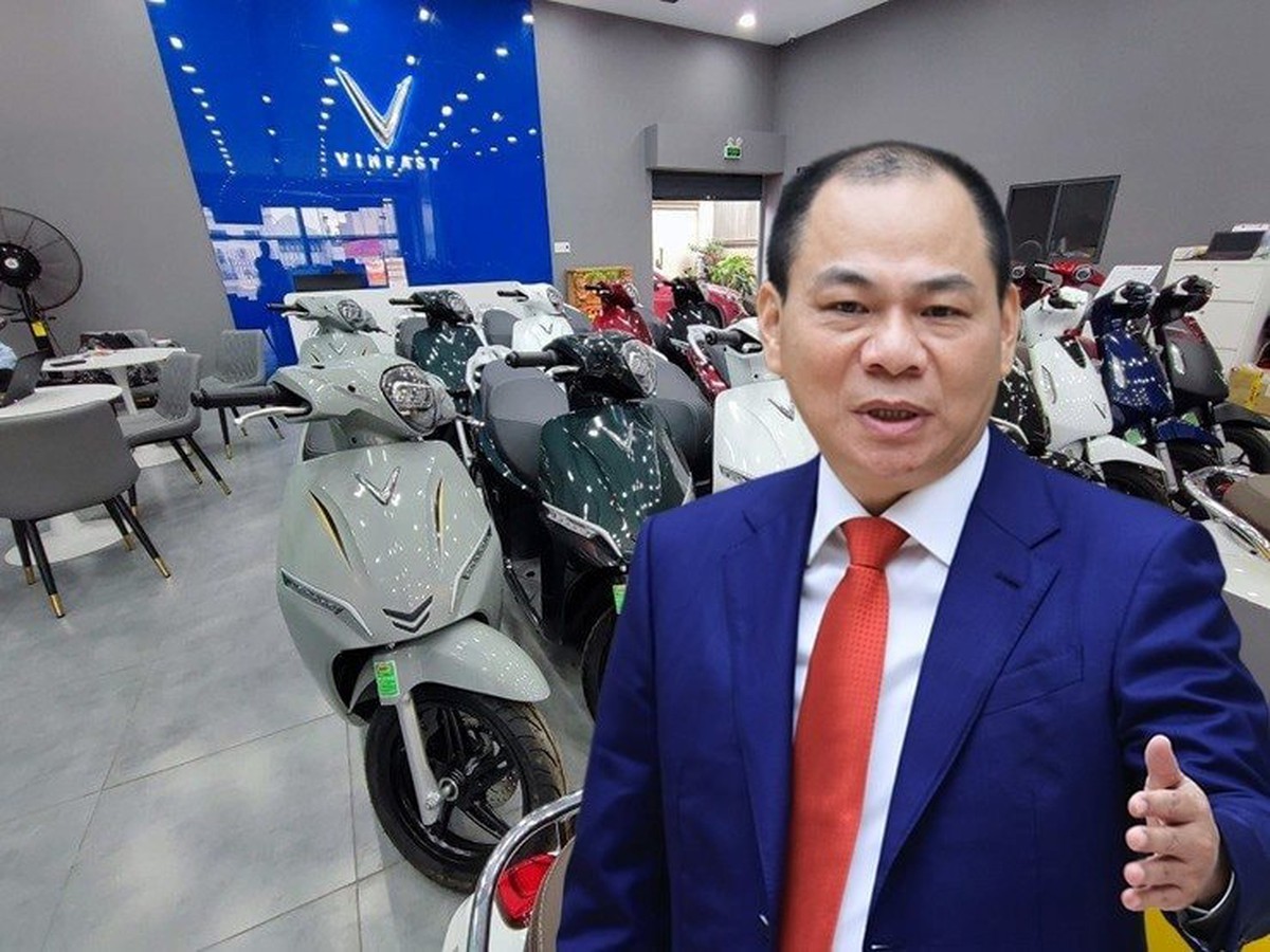 Tỷ phú Phạm Nhật Vượng lập thêm một kỷ lục: Hơn 135.000 đơn đặt hàng, xuất xưởng 93.000 xe máy điện trong một tháng