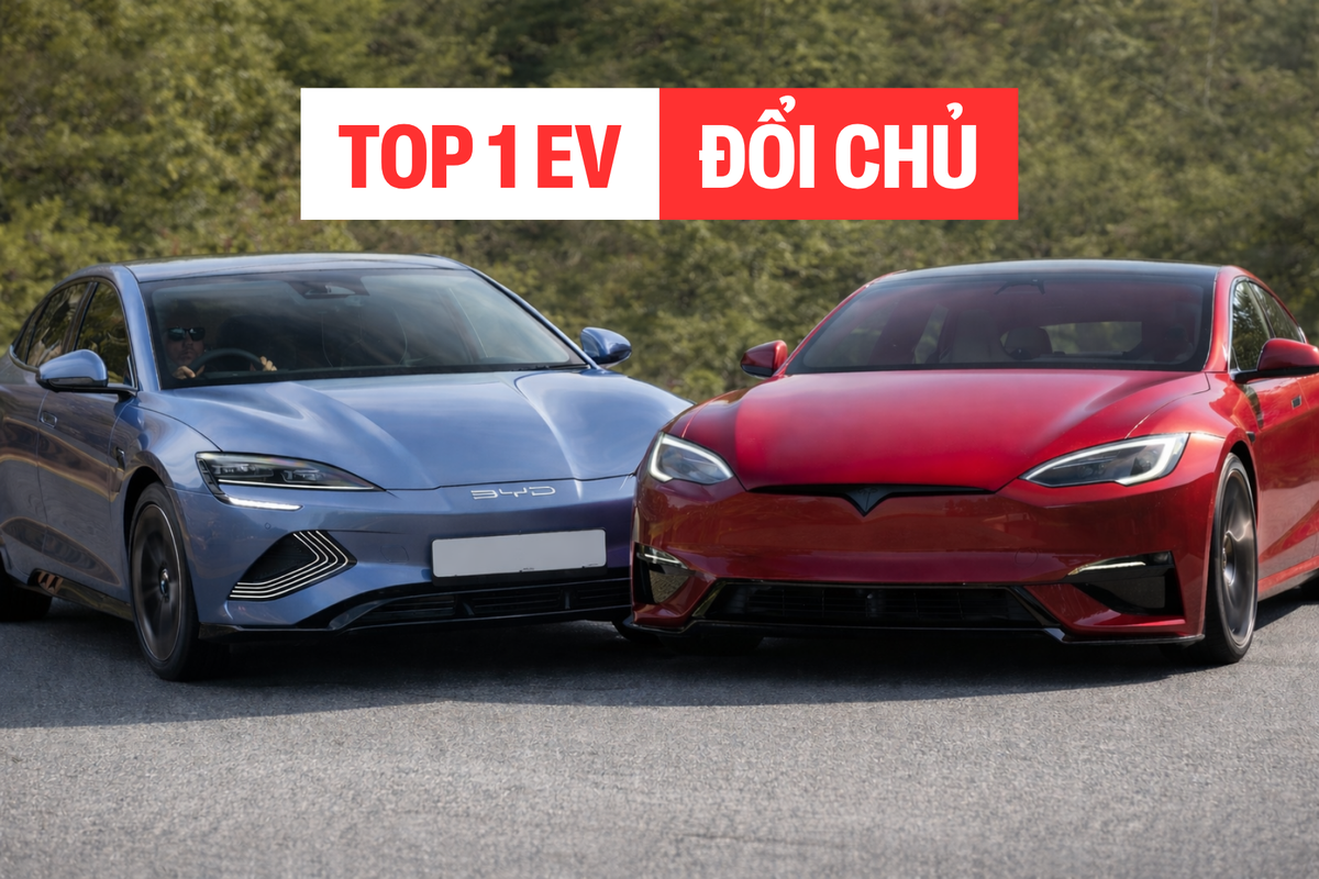 Tesla lấy lại ngôi vương xe điện từ BYD, không còn lợi thế trên sân nhà khiến hãng xe Trung Quốc giảm hơn 25% doanh số