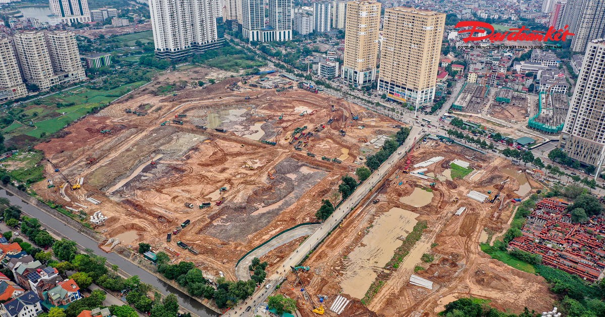 Đẩy nhanh tiến độ hồ điều hòa Mễ Trì – Đồng Bông 2, tăng năng lực chống ngập phía Tây Hà Nội