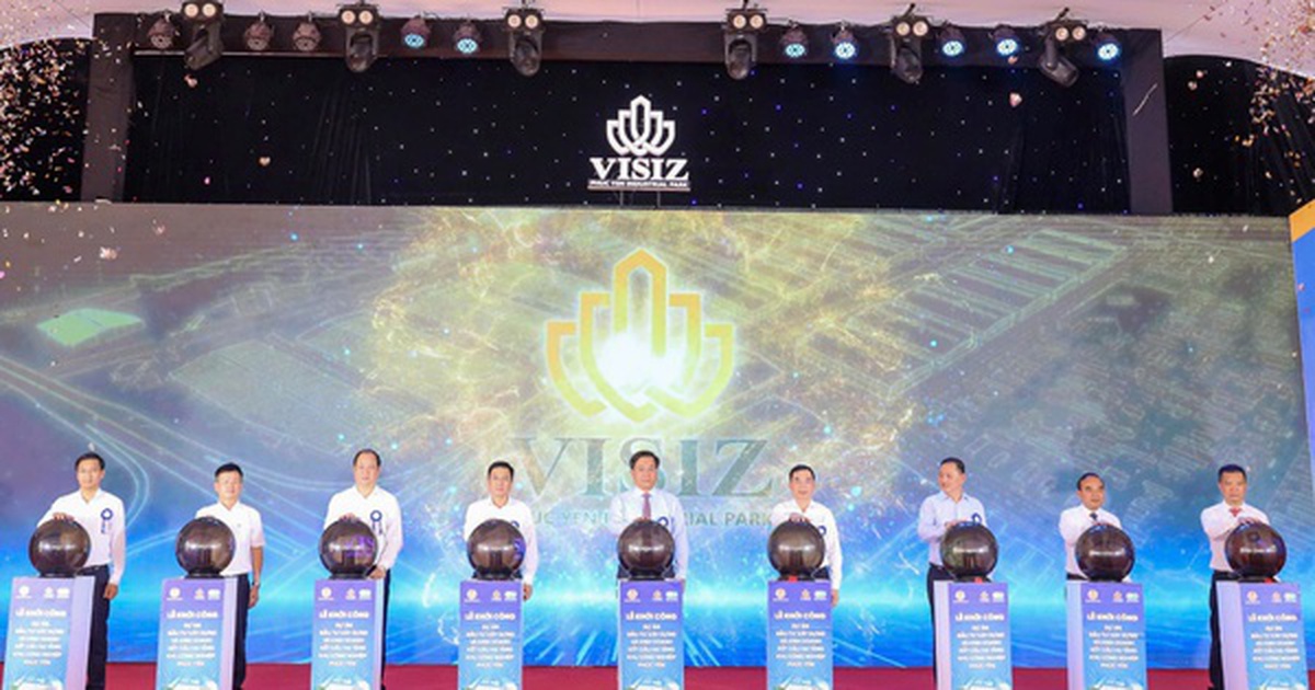 Khởi công Khu công nghiệp gần 1.988 tỷ đồng, dự kiến tạo việc làm cho hàng chục nghìn người tại tỉnh định hướng lên TP trực thuộc TW