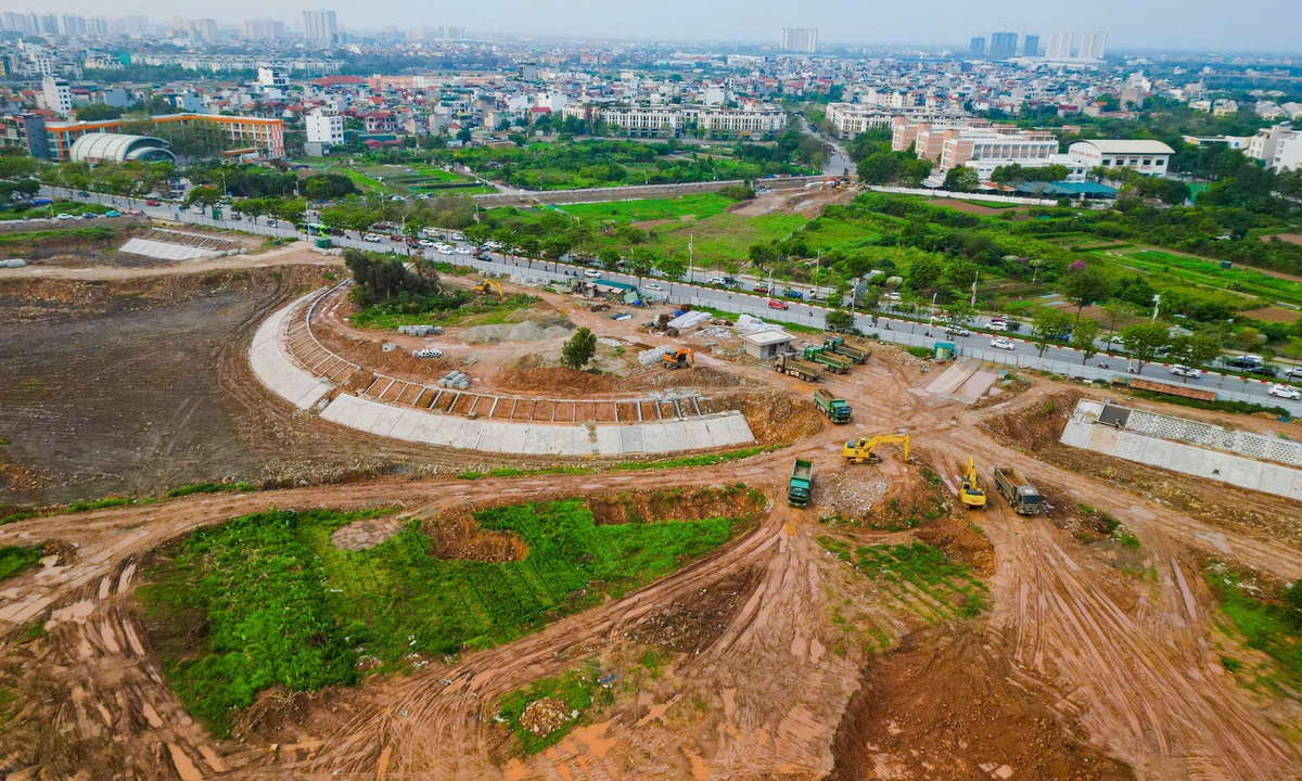 Mục sở thị 'siêu hồ' hơn 30ha giúp giảm ngập phía Đông Hà Nội