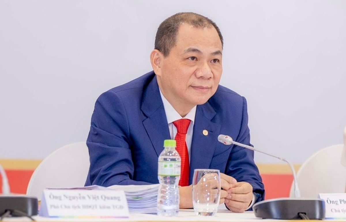 Cổ phiếu thăng hoa, tài sản tỷ phú Phạm Nhật Vượng thêm 1,1 tỷ USD sau 1 ngày