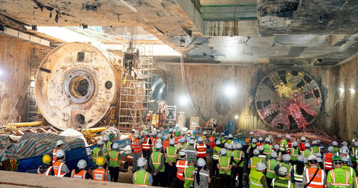 Thiết kế riêng cho tuyến metro hơn 34.000 tỷ đồng, 'quái vật' 850 tấn từ Đức chính thức đào thông 4km hầm dưới lòng Hà Nội