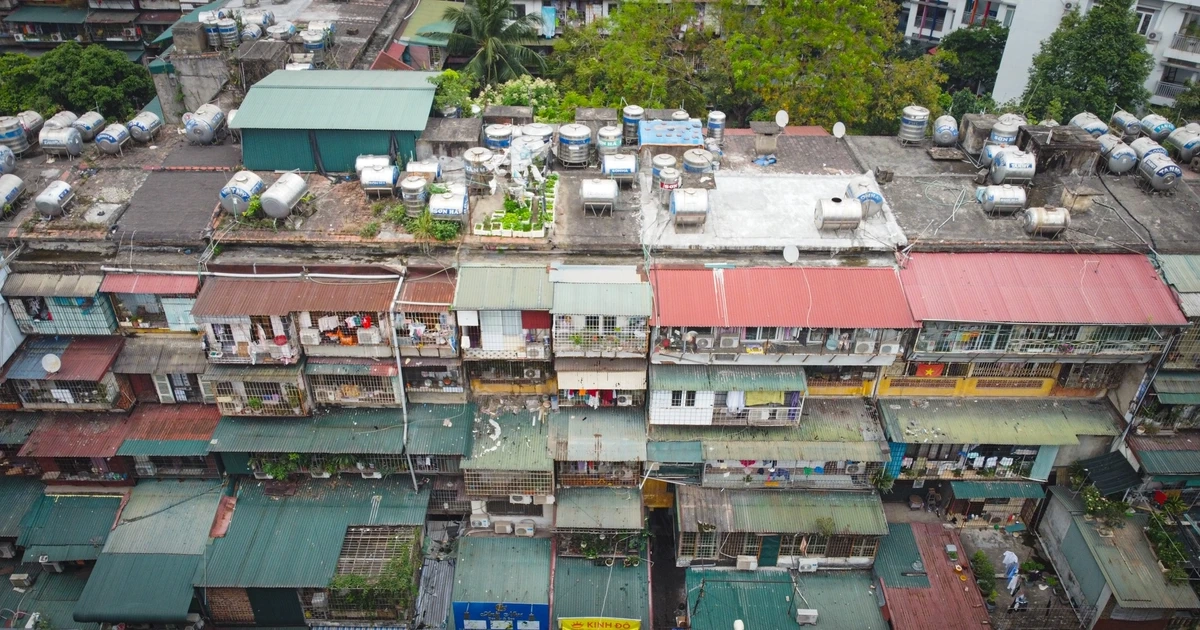 Hiện trạng khu tập thể 60 tòa nhà Thanh Xuân Bắc trước đề xuất cải tạo