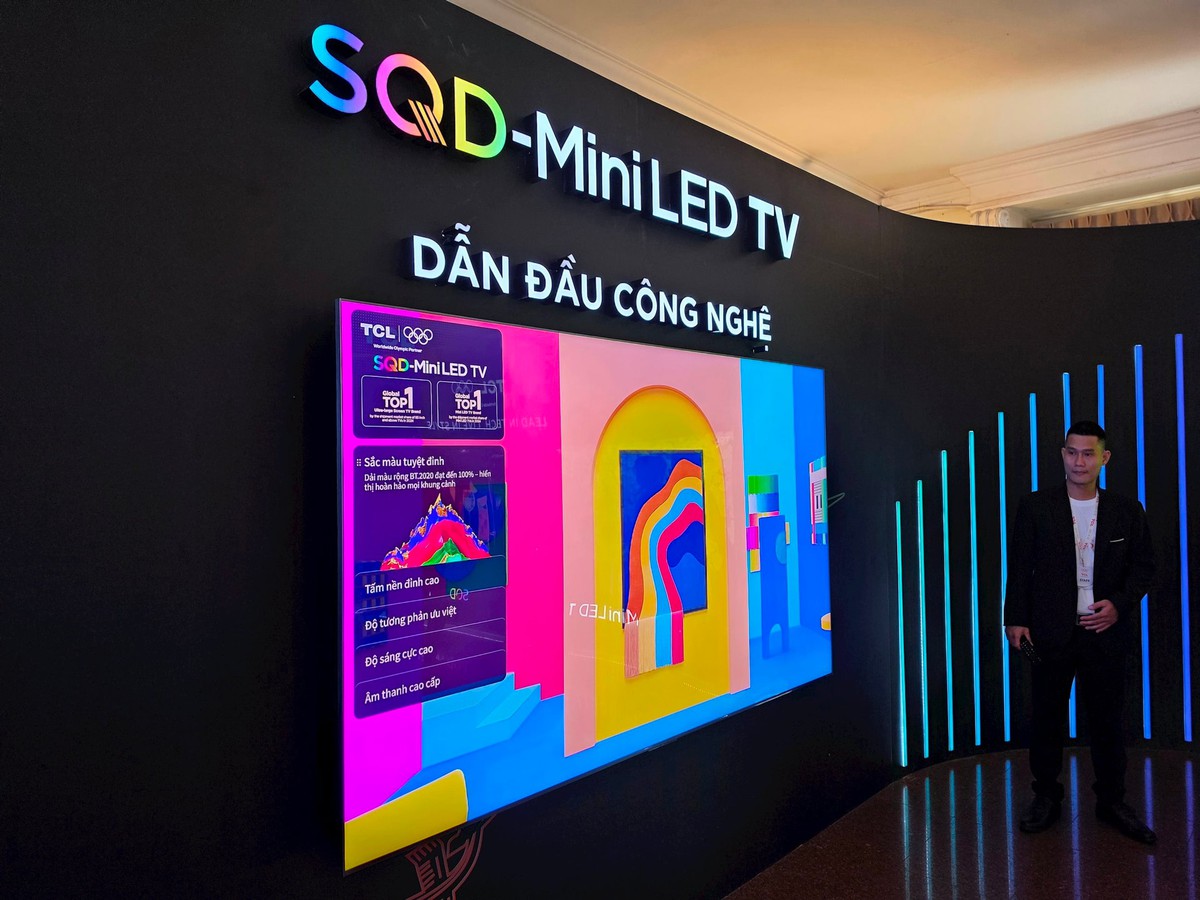Một 'ông lớn' lần đầu đưa dòng TV SQD-Mini LED về Việt Nam