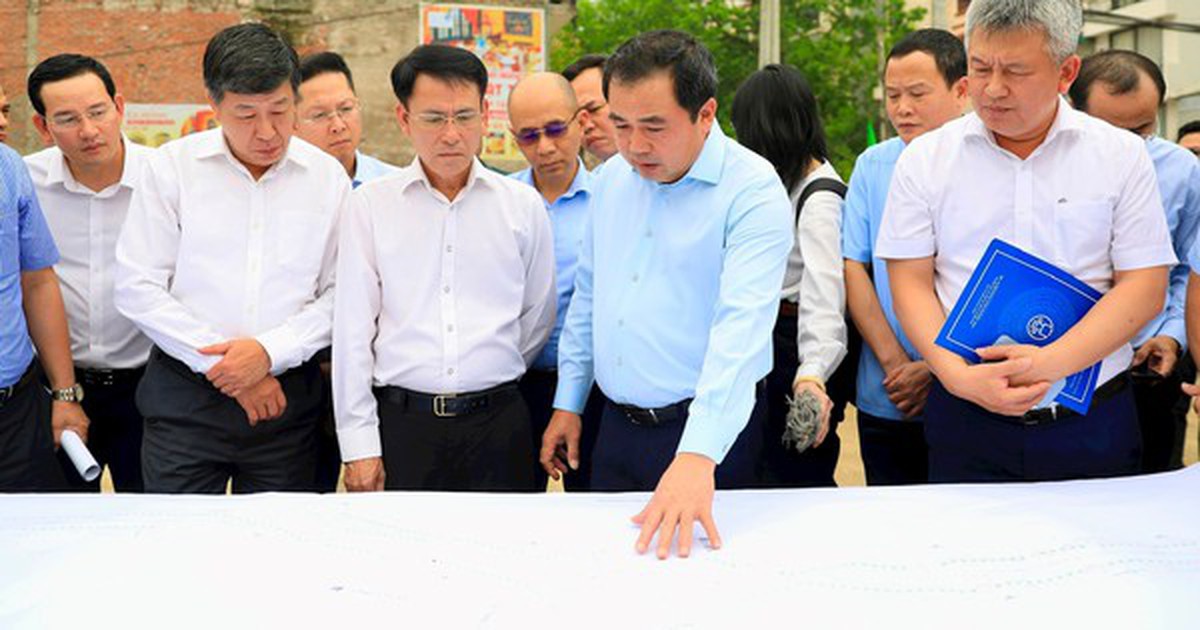 Bí thư Thành ủy Hà Nội Trần Đức Thắng kiểm tra tiến độ các dự án, công trình trọng điểm trên địa bàn Thủ đô