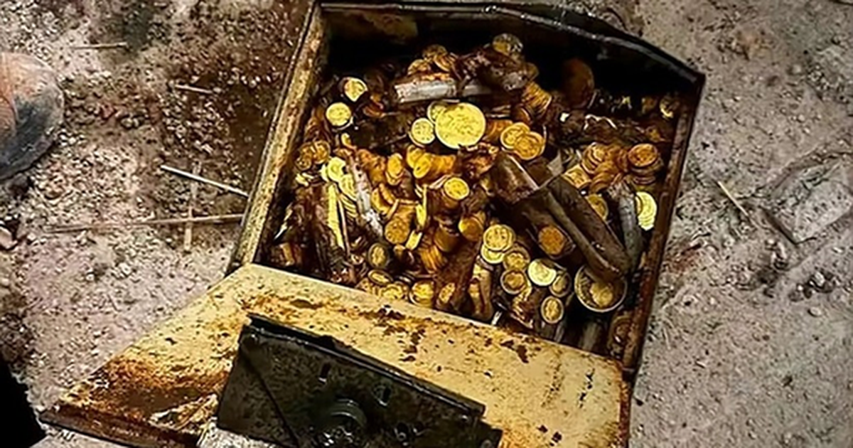 Anh thợ sửa ống nước sốc nặng khi nhặt được kho báu chứa 30kg tiền vàng