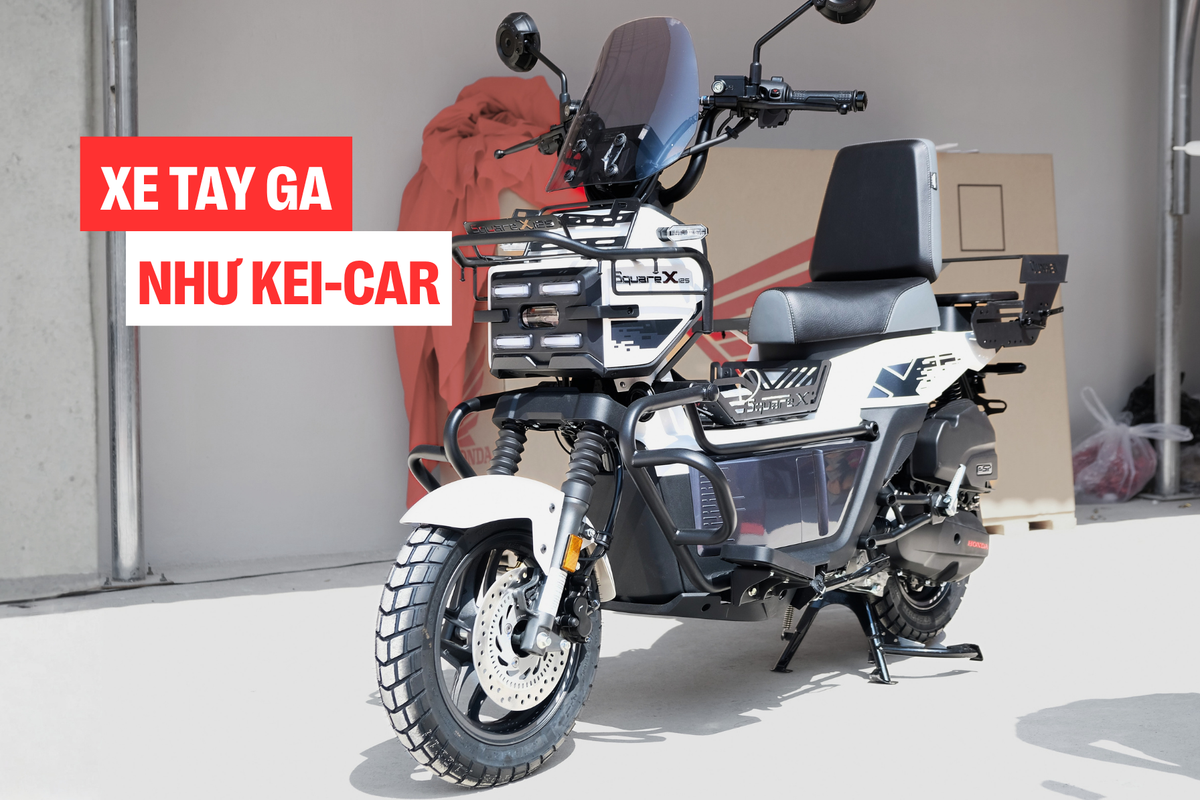 Honda Square X125 về Việt Nam: Giá bán đắt hơn SH, kiểu dáng ‘dị’ như kei-car