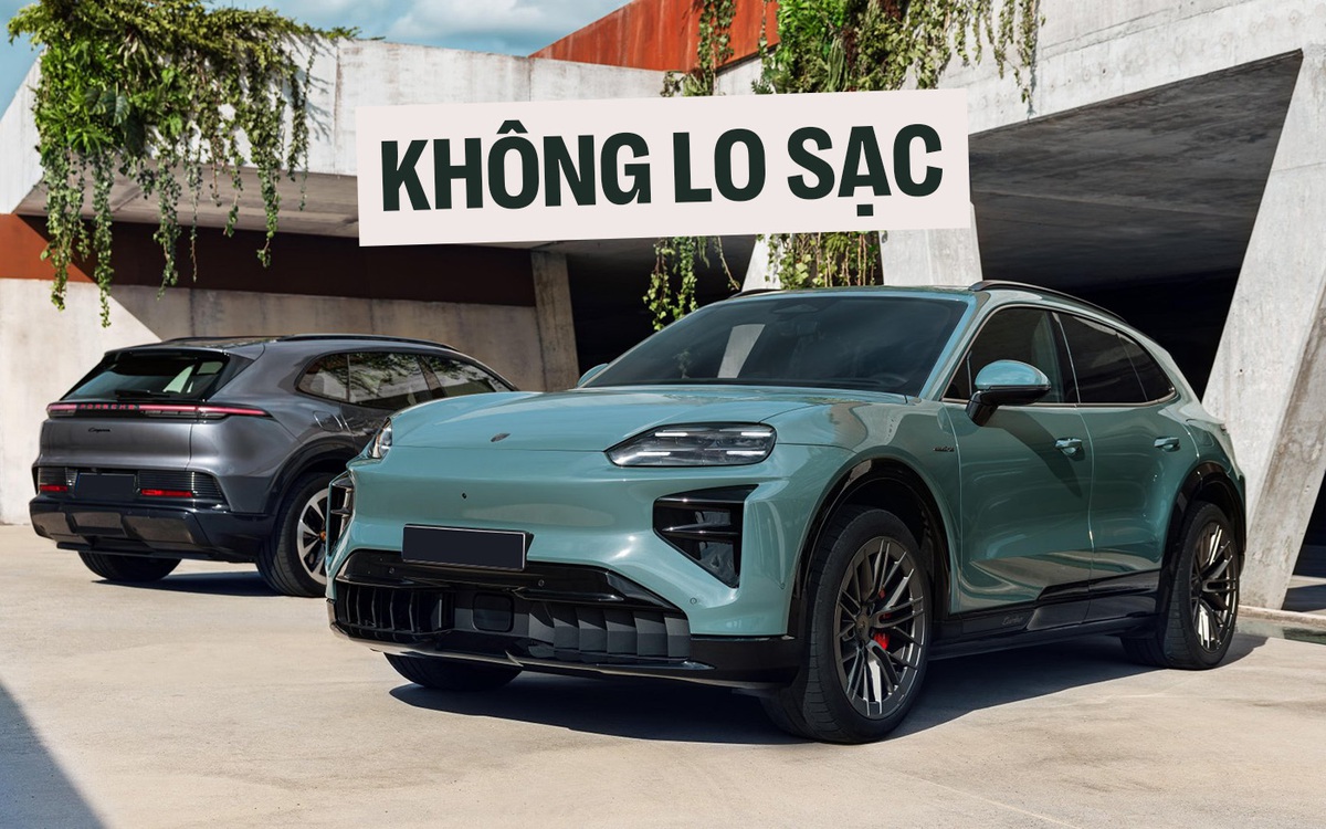 Porsche Cayenne điện sắp về Việt Nam: Giá từ 4,72 tỷ đồng, mạnh hơn nhiều siêu xe, đầy pin đủ chạy Hà Nội - Huế